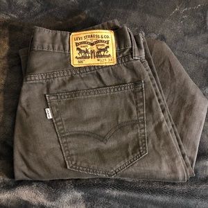 Levi’s 505’s ONYX GRAY - W32/L34